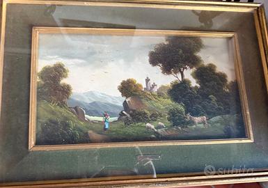 Piero Dandolo - Pecore al Pascolo (25 x 45)