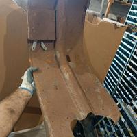 scudo lambretta 125 d innocenti lamierato pedana