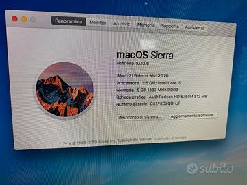 Imac 21,5 2011