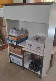 ARREDO PLUS! Scarpiera con scaletta e cassetto