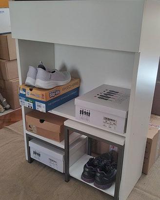 ARREDO PLUS! Scarpiera con scaletta e cassetto