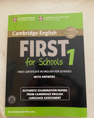 Cambridge English First for School 1