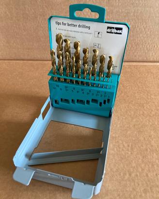 Serie 19 punte rettificate 1-10x0,5 HSS TIN Nikron