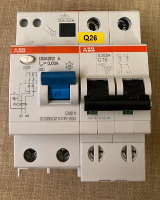 ABB int. aut. differenziale tipoA  30mA