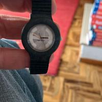 Orologio HIP HOP Nero con Quadrante Bianco