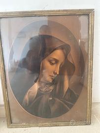 Quadro religioso  antico Madonna Addolorata