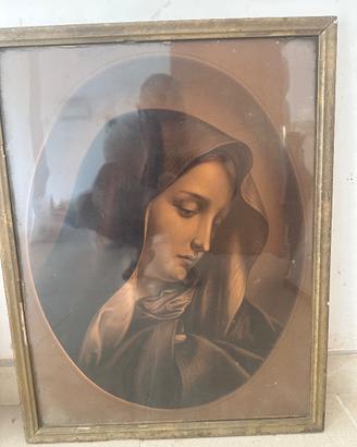 Quadro religioso  antico Madonna Addolorata