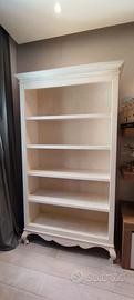 Libreria Classica Bianca Grande H.210 Shabby Chic