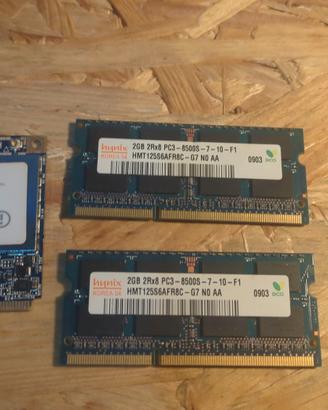 Lotto RAM DDR3 4 GB (2×2 GB) + Scheda Wi-Fi Apple 