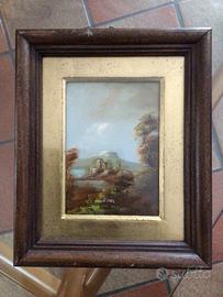 Quadro con paesaggio