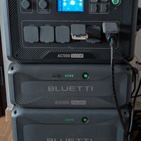 Bluetti AC500 + SOLAR X  4K +  B500K e B300K 