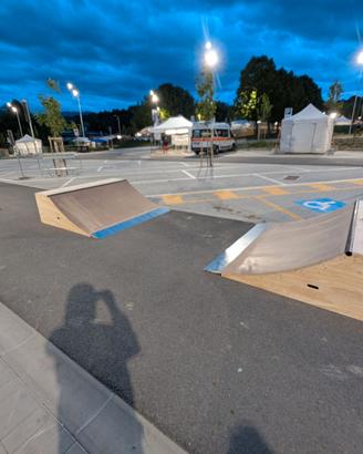Rampe skatepark, bikepark ecc.