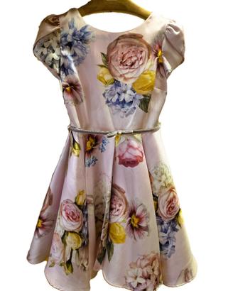 Vestito bambina cerimonia Monnalisa originale XS