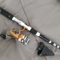 canna da pesca con mulinello