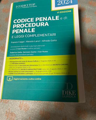 Codice penale e di procedura penale