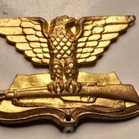 MILIZIA UNIVERSITARIA 1935 FREGIO SPALLA UFFICIALI