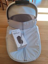 Navicella cybex Cot S grigio + adattatori