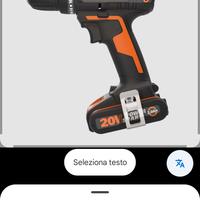trapano avvitatore  worx 
