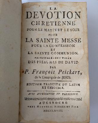 Libro antico 1768