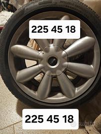 pneumatici 225 45 18 e cerchi mini countryman r60 
