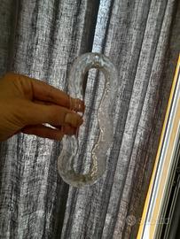 180 anelli plastica anni 70 per lampadario o tenda