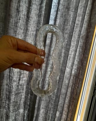 180 anelli plastica anni 70 per lampadario o tenda