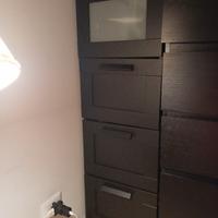 cassettiera BRIMNES ikea nera