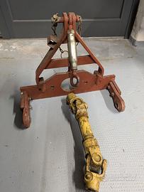 Attacco motocoltivatore a attrezzi trattore