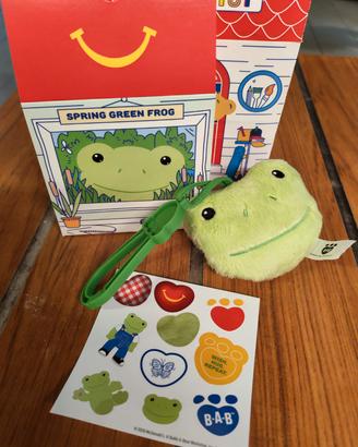 Spring Green Frog Build a Bear Workshop McDonalds 