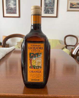 Bottiglia Stock Orange sigillata vintage