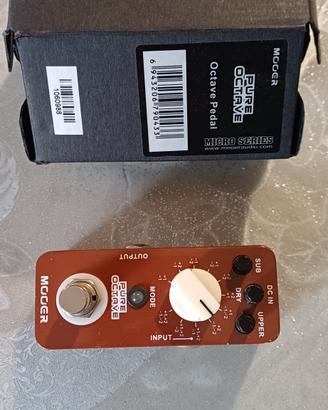 Minipedale Octaver per chitarra Pure Octave Mooer