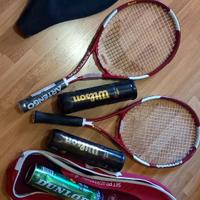RACCHETTE E BORSA TENNIS