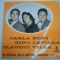 vinili 45 giri Festival di Sanremo 1957/1958