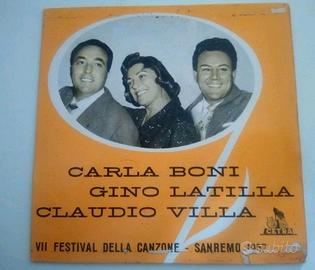 vinili 45 giri Festival di Sanremo 1957/1958