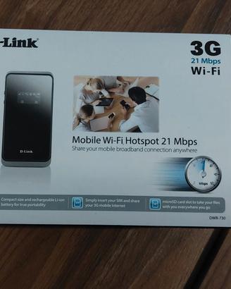 DLink - Mini Router wifi mobile portatile con sim