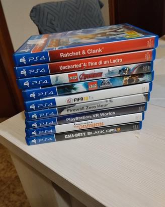 Lotto videogiochi PS4  (singoli o in blocco)