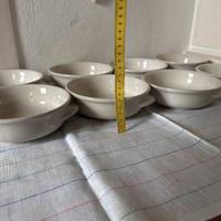 Set 8 ciotole porcellana-stile rustico shabby chic