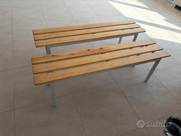 2 panchine per spogliatoio - 150 cm.