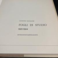 Agostino  Bonalumi  fogli di studio
