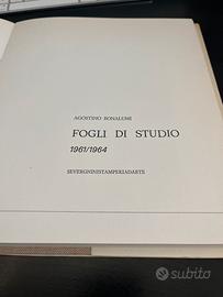 Agostino  Bonalumi  fogli di studio