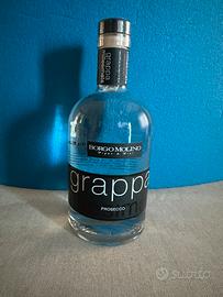 Bottiglia di grappa millesimata Borgo Molino