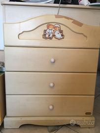 Mobiletto fasciatoio per bambino mod. Erbesi Amore