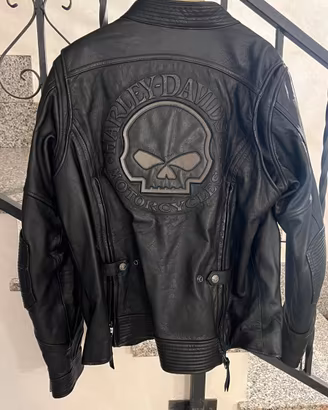 GIACCA moto PELLE HARLEY DAVIDSON TAGLIA L