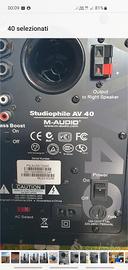 Casse studio av40 m-audio 