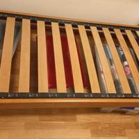 letto singolo piu' rete avvolgibile e materasso me