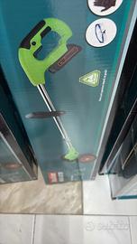 decespugliatore doppia batteria con ruote 