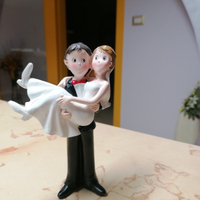 Cake topper matrimonio sposi divertenti romantici