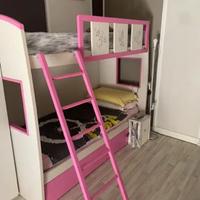 letto a castello con armadio