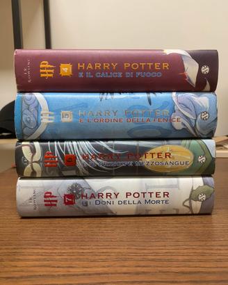 Libri Harry Potter 4,5,6,7 -1ª Edizione, 1ª Stampa