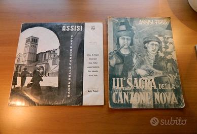 Vinile + spartito Sagra Della Canzone Nova, Assisi